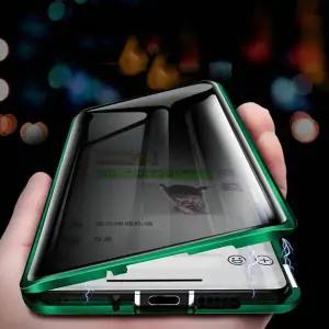 갤럭시 s26 울트라 플러스 사생활보호 전면 마그네틱 반 투명 풀커버 슬림 메탈 범퍼 케이스