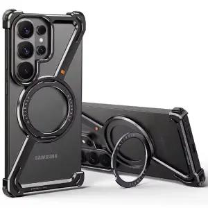 [수나르]갤럭시S26울트라 맥세이프 메탈 프레임리스 쿨링 방열 거치대 범퍼 핸드폰 케이스