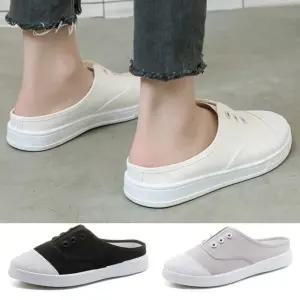 여자 슬리퍼 형 단화 편한 외출 뮬 운동화 스니커즈 여성뮬슬리퍼