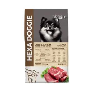 헥사도기 유기농 강아지 사료 관절+장건강, 4.8kg, 1개