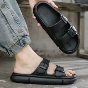 발편한샌들 여성 남성 공용 여름 샌틀슬리퍼 통굽 발편한 버클