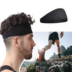 남성 런닝 조깅 헬스장 머리 흘러내림 방지 헤어밴드 JfV1+2Vxw