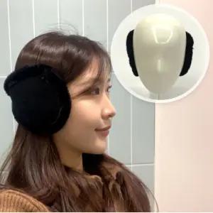 귀도리 겨울 방한 왕 귀마개 블랙 골프귀마개 귀도리 골프귀마개