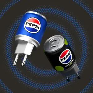 미니덕트 펩시 45W 초소형 C타입 PPS 고속 충전기 케이블 세트