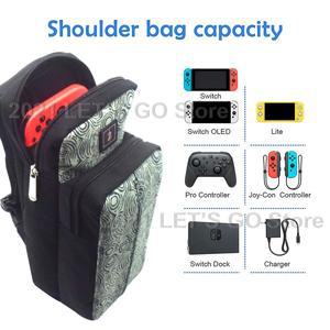 호환 닌텐도 스위치 라이트 OLED 숄더백  휴대용 여행 운반 케이스  슬링 크로스바디 백팩  액세서리