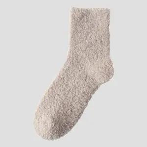 [미루앤리브] 양털 수면양말 포근한 캠핑 양말 따뜻한 숙면 산모