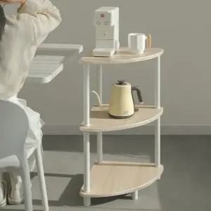 [베스트TOP100]튼튼한 삼각 코너장 다용도 수납장 코너선반 3단