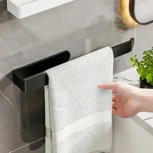 02 디자인수건걸이 무타공 욕실 수건 휴지 타올 걸이 타올 대 욕실 수건 행거 홀더 걸이 용