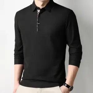 봄 가을 남성 카라 티셔츠 무지 남자 긴팔티셔츠 골프 긴팔티