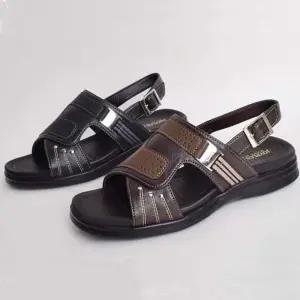 남자여름신발 남성 키높이 엠보샌들 가죽 캐주얼 버클샌달 슬리퍼