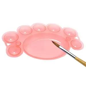 네일아트 실속 곰돌이 네일팔레트 핑크 화이트 2종