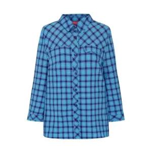 크로커다일레이디 sh06 체크 카라 셔츠 블라우스 CLDMBL203