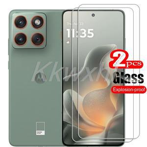 모토로라 엣지 70 6.67인치용 2PCS 9H HD 강화유리 커버 엣지70 모토 에어 모토X70에어 스크린 보호 필름