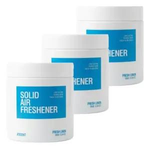 에이센트 프레쉬린넨 실내 고체 탈취제 350g 3개 화장실 집안 남자 방 냄새 제거