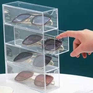 L53 투명 다용도 안경보관함 서랍형식 개별수납 안전