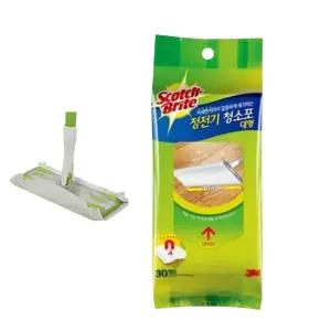 국산 3M 스카치브라이트 정전기 청소포 대형 리필 30매 밀대청소포