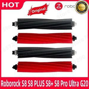 새로운  Roborock S8 PLUS Pro Ultra G20 부품 듀얼 롤러 메인 브러시 고무 프리 트위인 액세서리
