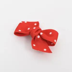 미니 도트 러블리 컬러 리본 집게핀 악어핀 10Colors IWs1+6uzm