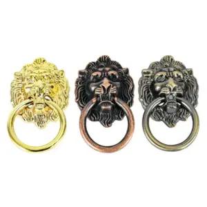엔틱 현관문 도어 사자 머리 문고리 한옥 대문 문고리 사자 현관 장식