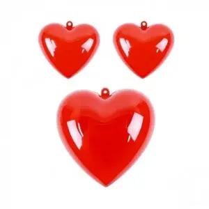 아크릴 하트 케이스빨강투명 500341