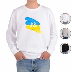 맨투맨 NO WAR 평화 우크라이나 F 디자인 [AJJ938]