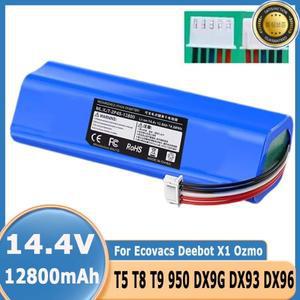 ECOVACS 디봇 오즈모 950 T8 T5Max 파워 히어로 T10 T9 X1 DX65 로봇 청소기용 새 14.4V 교체 배터리