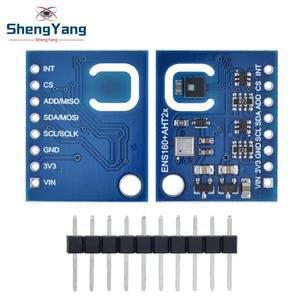 TZT ENS160AHT21 이산화탄소 CO2 TVOC 공기 품질 및 온도 습도 센서는 Arduino용 CCS811을 대체합니다.