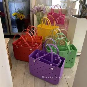 한가인목욕가방 EVA 방수 펀칭 샌드백 젤리백