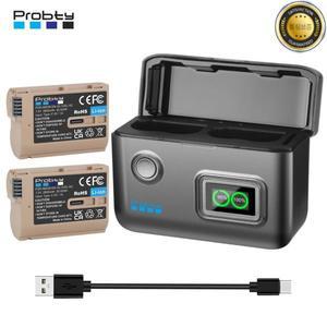 니콘 Z5 II D780 1 V1 Probty EN-EL15C 배터리 및 고속 충전기