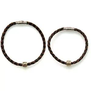 [베스트TOP100] 소가죽 전통무늬 볼 자석 팔찌 (남성용 여성용)