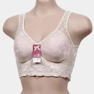 쿨샵 여성 꽃잎레이스 망사 매쉬 A컵 스포츠 브라탑