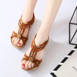 빅사이즈포함 여성 비즈샌들 스트랩 샌들 여자 끈샌들 yfv6+9qjz