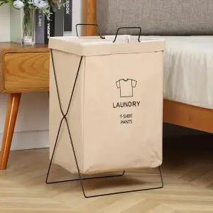 [하프클럽/셀러허브]철제 프레임 접이식 분리수거함 휴지통 5color