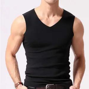 남자 기모 런닝 겨울 나시 데일리 이너코디 따뜻한 Dbg8+2vMO