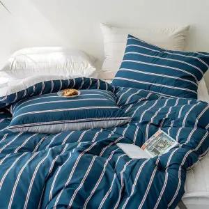 리트로 스트라이프 침구 5color이불베개세트 Q 단품 fWV8+3iOt