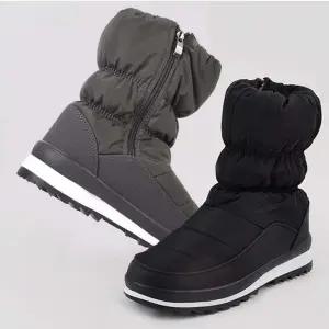 여성 방수 퍼부츠 방한부츠 겨울 패딩 방한화 털신 VQA3+9RTH