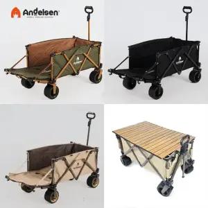 [풀세트] V3 울트라 뒷문 개방형 캠핑 웨건 테이블상판 세트 + 캐노피 + 에어베개