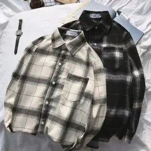 가을아우터 남자셔츠 남성남방 체크무늬 캐주얼남방 가을 INSUM21
