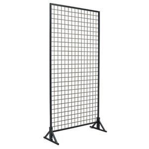 이동식 네트망 철제 격자선반한쪽 걸이 파티션 메쉬망 80x120 선반 진열대 전시