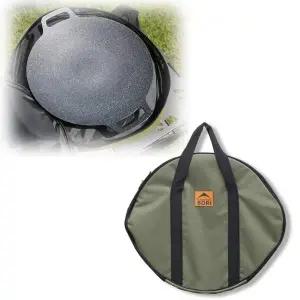 캠핑 대형 그리들가방 무쇠 주물 원형 고기판 불판 후라이팬 수납