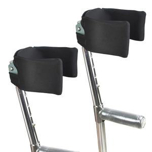 세탁 가능한 팔뚝 목발 커버 액세서리 부드러운 통기성 패드 1쌍으로 보행 편의성 향상