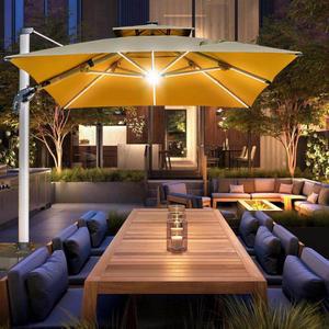 대형 사각 파라솔 횡단보도 라운지 정원 수영장 폴딩 모델 대리석 마당 물탱크 특대형파라솔