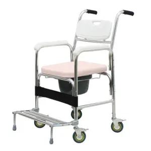 영남베드앤메디칼 노인 목욕의자 겸 환자용변기 이동식 장애인 샤워체어 / 영남베드 YCA-614L