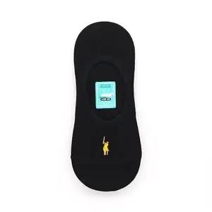 [S60Y0B0]폴로나이즈 페이크삭스 무지 검정 10켤레