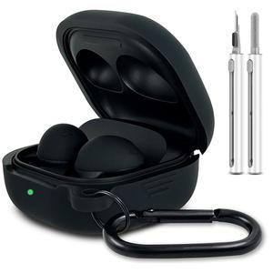 삼성 갤럭시 버즈용 실리콘 케이스 포함 라이브 FE 블랙 클리너 프로 키트