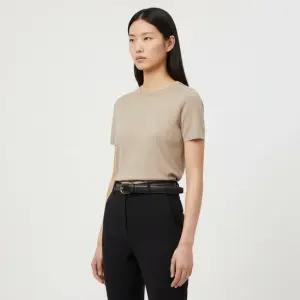 토템 25FW 블랙 슬림 트라우저 레더 벨트 233 812 612 200