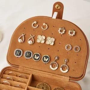 고급 가죽 쥬얼리 트레이 보관함