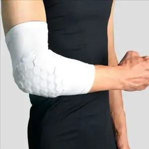 스포츠 팔꿈치 보호대 컴프레션 벌집 팔꿈치 보호대 엘보 운동 헬스