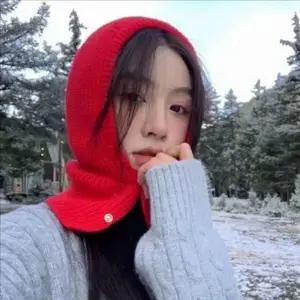 겨울 여성 바라클라바 방한 여자 바라클라바 니트 워머 후드