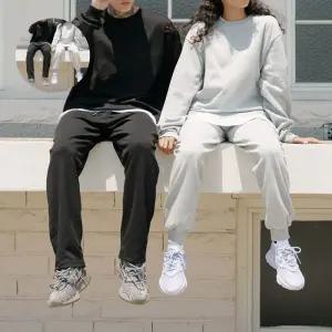 빅사이즈일자트레이닝바지 남녀공용 추리닝바지 4컬러